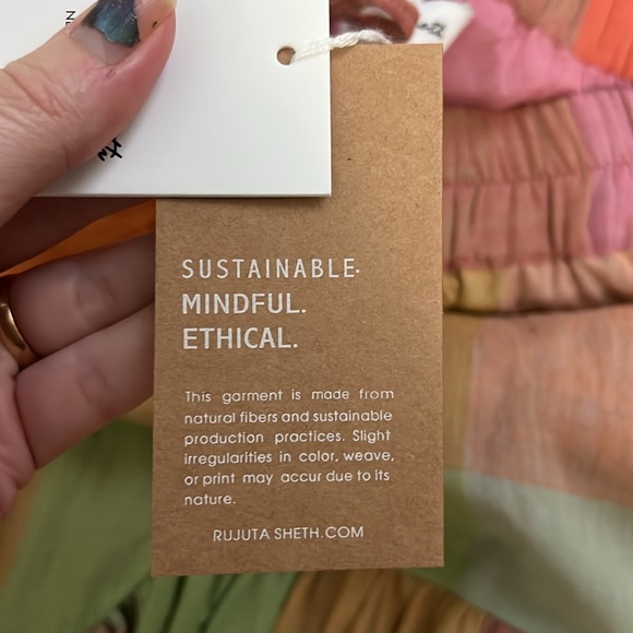 Rujuta Sheth Leila skirt in Jupiter Chex - Picture 5 of 8